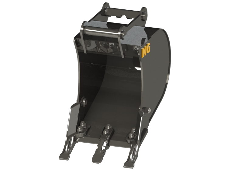 400 mm (16 in) Pin Lock Micro Excavator Buckets – NG Attachments